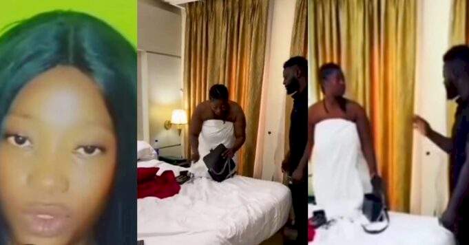 "It was a Skit" - Lady accused of stealing passport and diamonds at a hotel breaks silence in new video