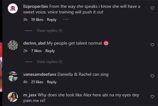 'Daniella is multitalented' - Netizens gush as housemate entertains Allysyn with her vocals (Video)