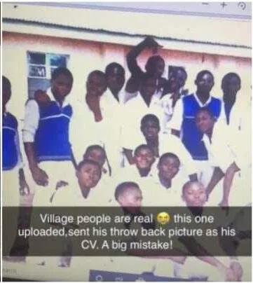 Man applying for job mistakenly sends throwback secondary school picture as CV