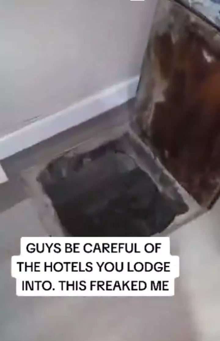 Man raises alarm as he discovers hidden underground tunnel in hotel room he lodged [Video]
