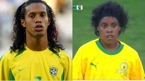 Is Ronaldinho her father? Miche Minnies: Mamelodi Sundowns lookalike goes viral on social media