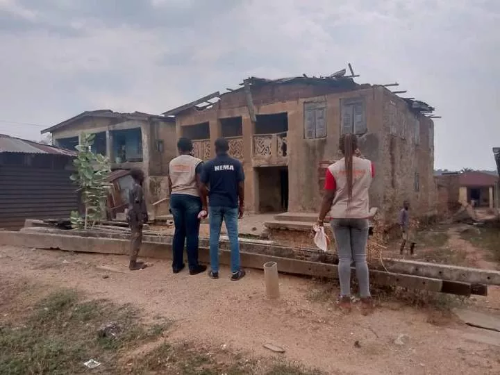 Many rendered homeless as rainstorm destroys houses in Ekiti