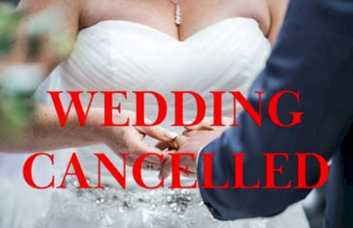 Lady cancels wedding after fiancé refused to join her in taking infidelity oath