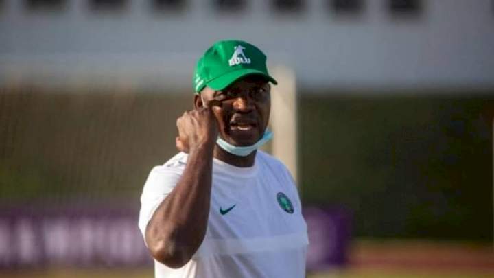 Nigeria vs Ghana: Eguavoen, Super Eagles snub media after failing to qualify for Qatar 2022