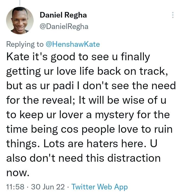 'Keep your lover a mystery' - Twitter user advises Kate Henshaw as she hints at having a 'lover' (Video)