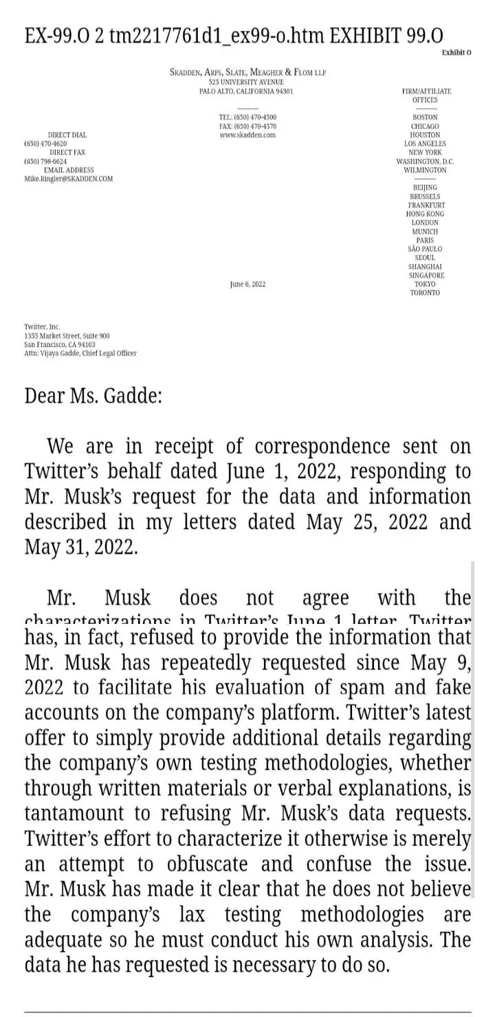 Elon Musk pulls out of Twitter deal; gives reason
