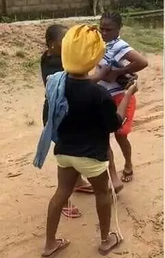 Victims gang up to beat up lady who used their 'contribution money