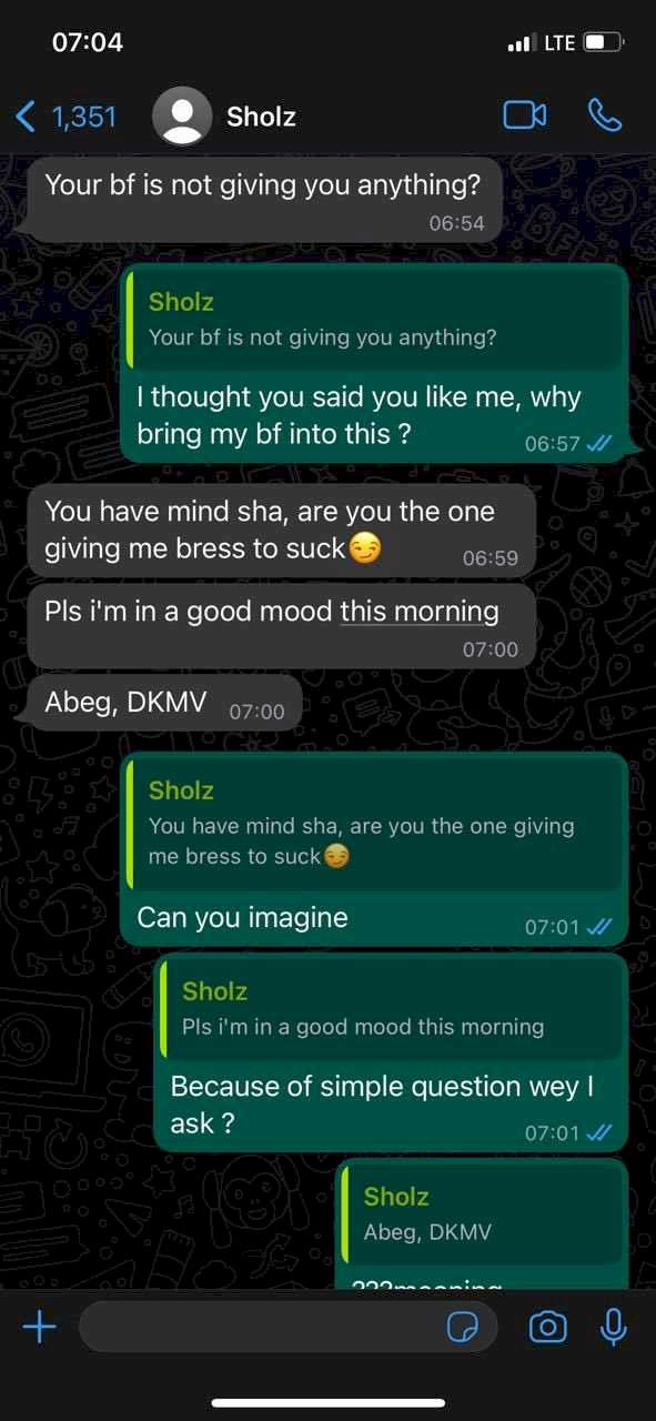 Reactions as lady shares her chat with man who blocked her ahead of Valentine's day