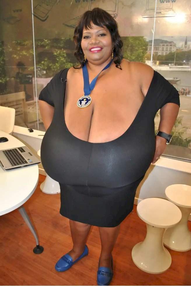 Woman with world's biggest chest says men see her as the ultimate fantasy but trolls attack her constantly