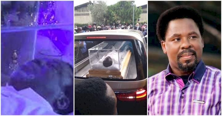 Photos and videos of prophet TB Joshua lying-in-state ceremony