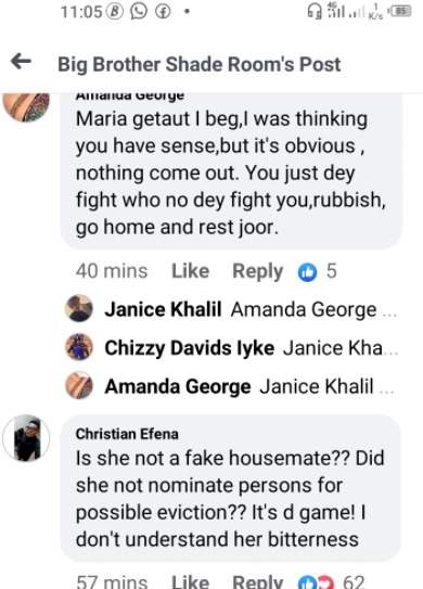 BBNaija: 'I don't want to be around people I don't want to be with' - Maria rejects Liquorose's movie offer after being nominated for possible eviction