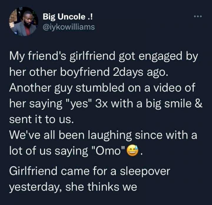 twitter-user-narrates-how-his-friend-reacted-to-his-girlfriend-getting