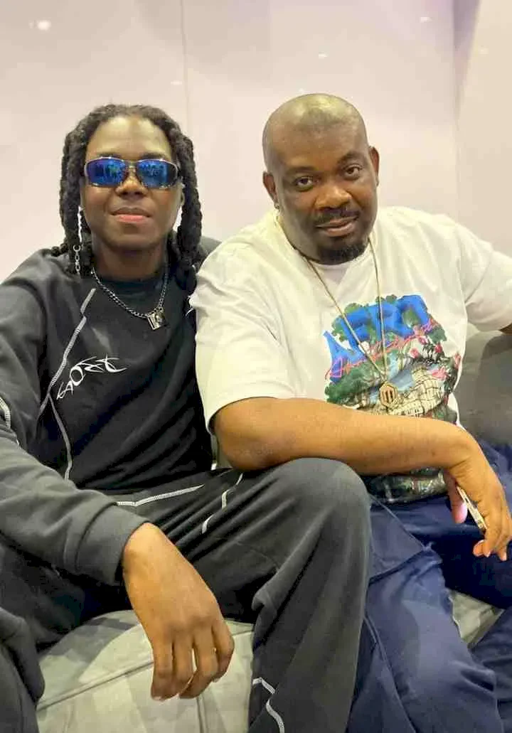 Don Jazzy's latest signee, Bayanni shares chat with producer