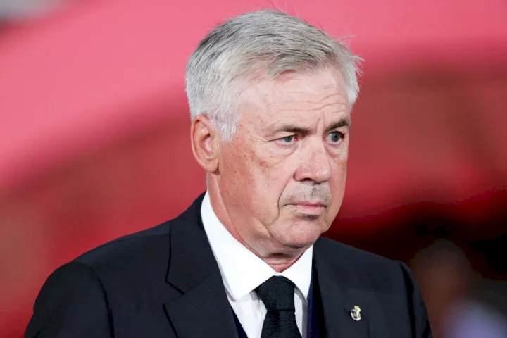 Coach Carlo Ancelotti of Real Madrid