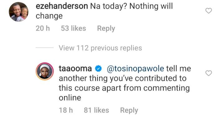 Comedian Taaooma hits back as she's called out for visiting VP Yemi Osinbajo with other Nigerian comedians