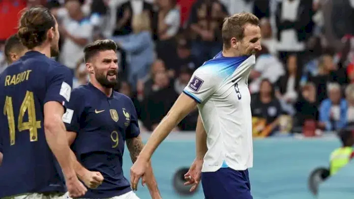 France qualify for FIFA World Cup semifinals with 2-1 win over England