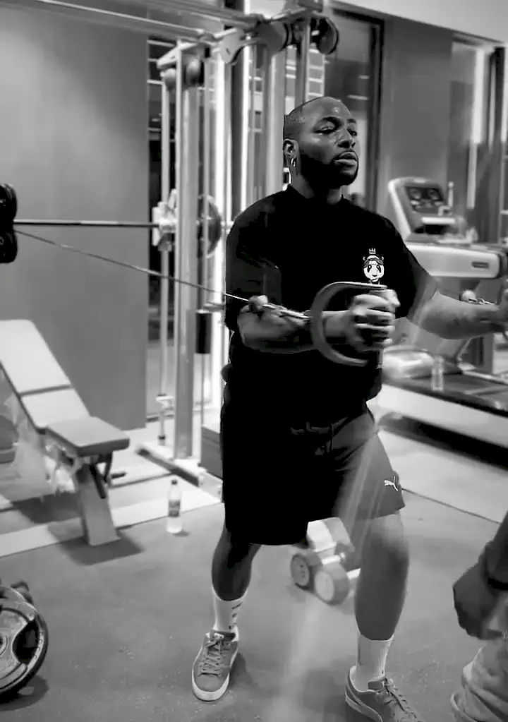 'I'm going back to diet, working out didn't make me loose weight' - Davido laments