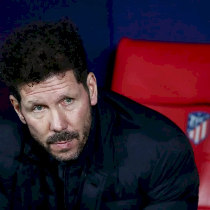Champions League: Simeone reveals why Atletico lost 1-0 to Man City