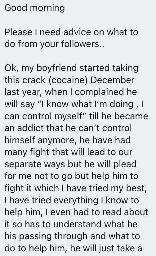 'My boyfriend is a drug addict and I'm pregnant for him' - Lady seeks advice