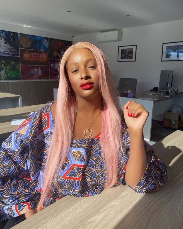 "What a way to start the day" - DJ Cuppy gushes over romantic letter from Tunde