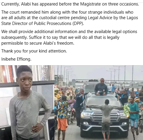 Lawyer shares fresh details on Alabi Quadri's case
