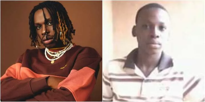 Throwback photo of Fireboy DML causes buzz online