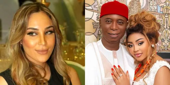 Netizens react as Laila Charani comments on Ned Nwoko's marriage anniversary post with Regina Daniels