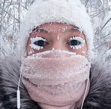 The Coldest Village In The World, Where It Is So Cold That Even Eyelashes Freeze (Photos))
