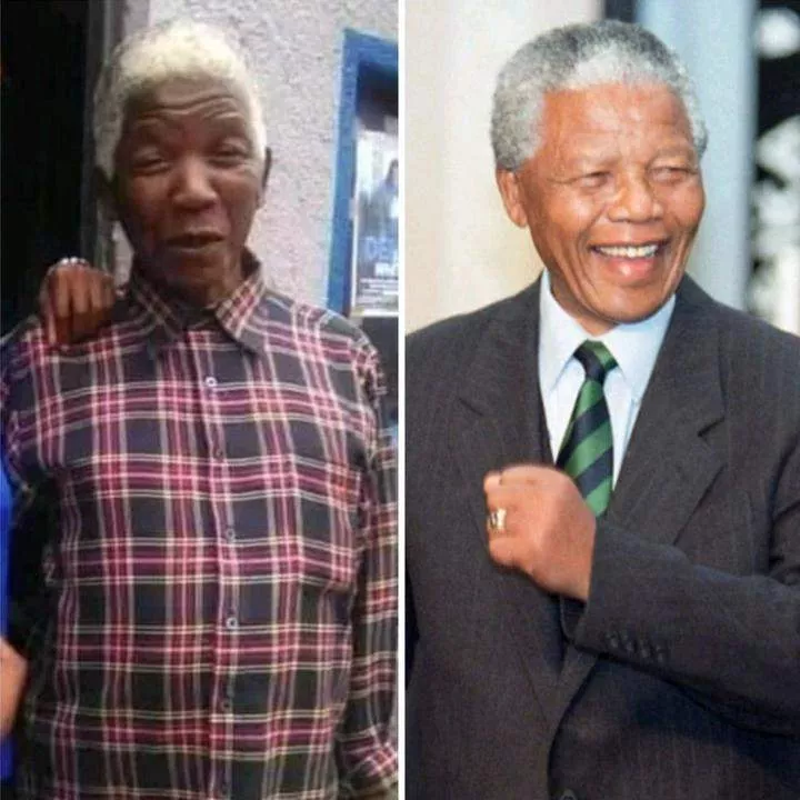 Meet The Man Mistaken As The Twin Brother Of Nelson Mandela (Photos)
