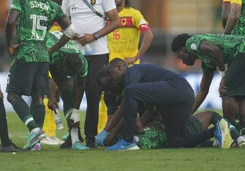 Victor Osimhen was especially fatigued against Angola -- Image credit: Imago