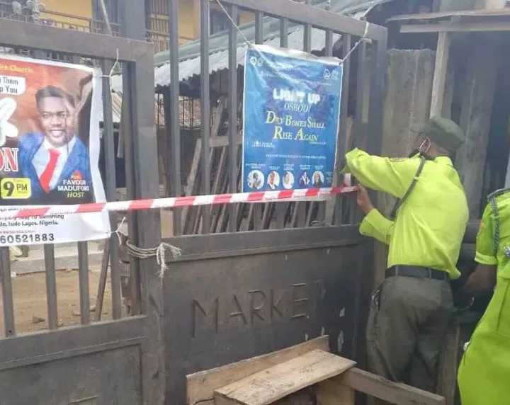 Lagos Govt Seals Popular Idera Market In Oshodi