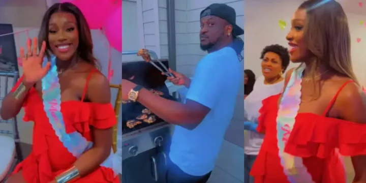 Rudeboy shares moments from wife, Ivy Ifeoma's baby shower