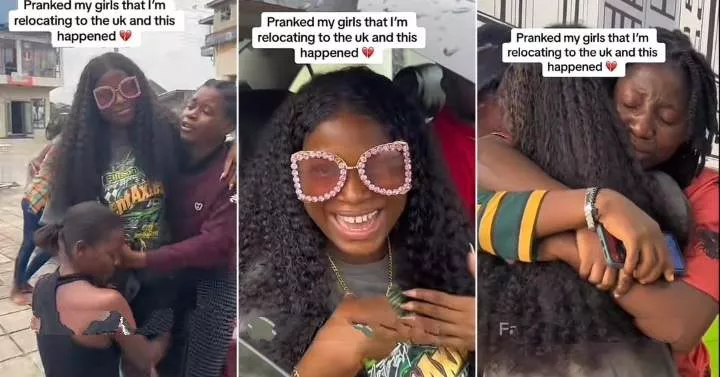Sales girls in tears as female boss pranks them about relocating abroad