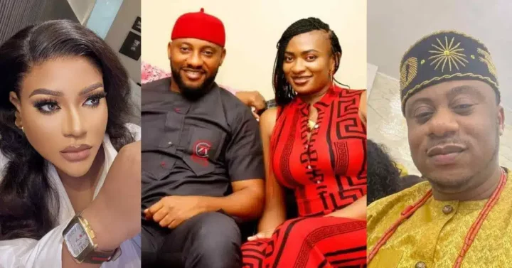 "I think say una smart?" - Nkechi Blessing demystifies why May Edochie hasn't dropped Yul's name
