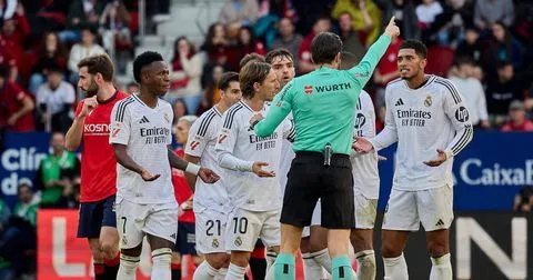 What Real Madrid's Bellingham allegedly said to get sent off against Osasuna