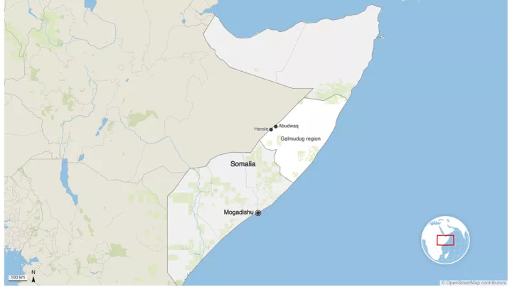 Somali militiamen seize heavy weapons after looting convoy