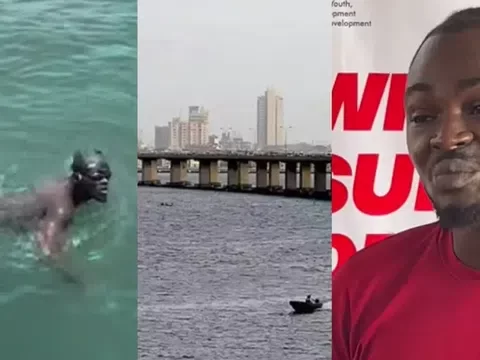 Nigerian man unconscious after swimming entire third mainland bridge in 2 hours