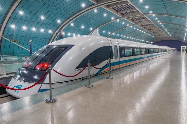 China is developing trains that use magnetic levitation to offer an alternative to flying