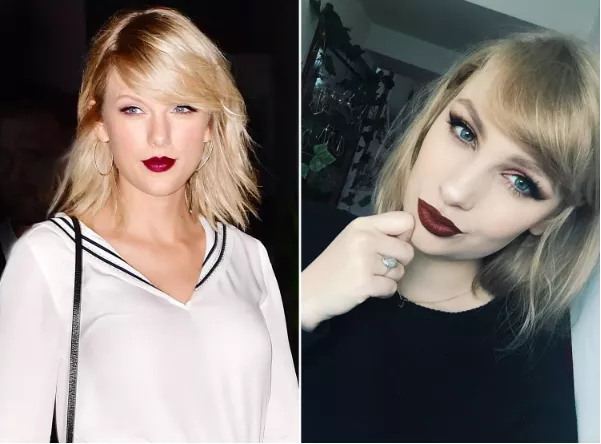 Taylor Swift and Laura Cadman