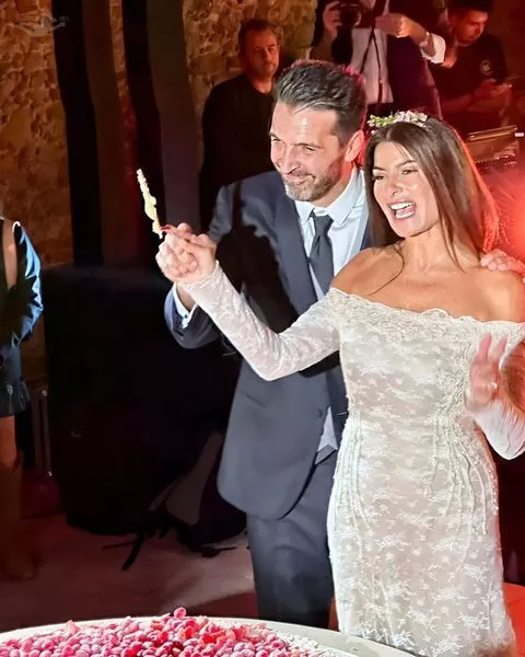 Buffon and Ilaria D'Amico's wedding