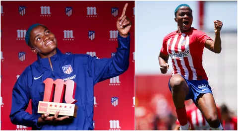 Rasheedat Ajibade: Super Falcons star bags Atlético Madrid Player of the Year award