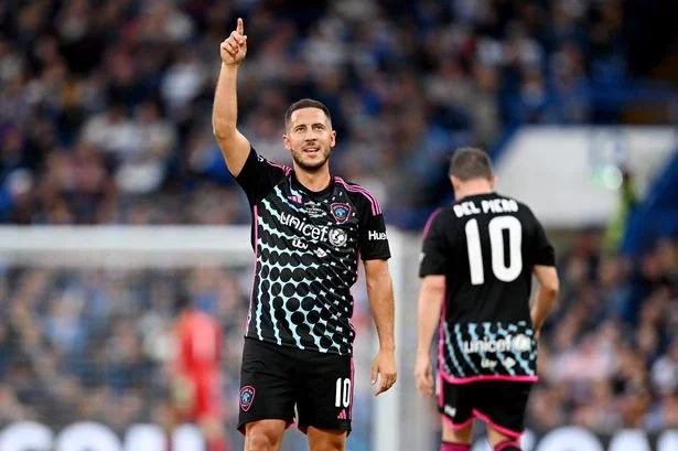 What Eden Hazard did on Stamford Bridge return as Chelsea icon rolls back years at Soccer Aid