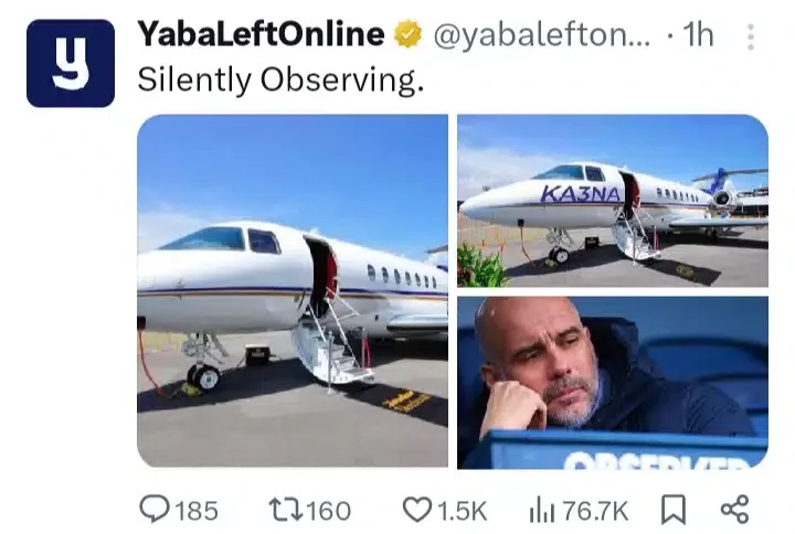 Ka3na exposed after flaunting custom private jet online