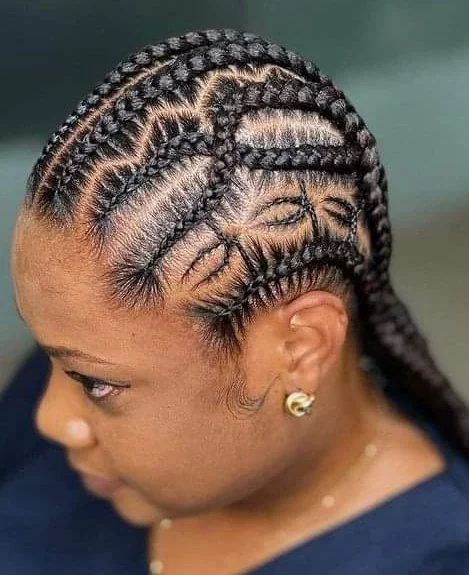 Fascinating Ghana braids hairstyles that stands out.