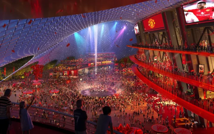 United have vowed to build the fan experience zone of the future