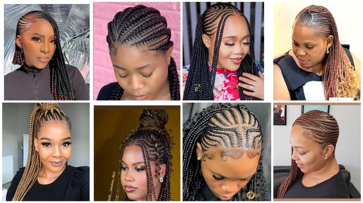 Very beautiful African braids hairstyles to try out.