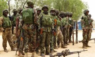 Nigerian Army Personnel Kick As Senior Officer Slaps, Humiliates Corporal In Borno