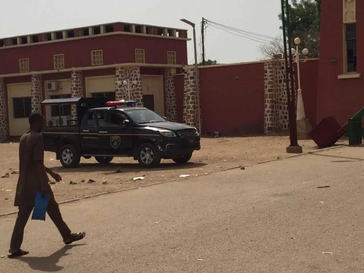 BREAKING: Tension in Kano as Heavy Security Takes over Emir Sanusi's Palace [PHOTOS]