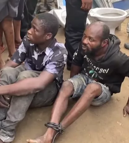 Two men arrested for allegedly stealing items from a church (video)