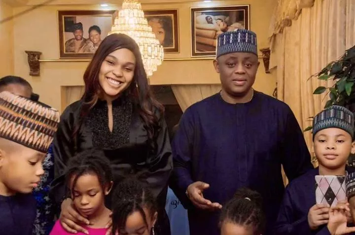 FFK throws birthday party for triplets, replaces ex-wife with mystery woman